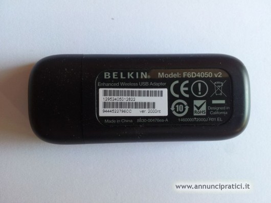 Adattatore USB 2.0 Wireless Potenziato