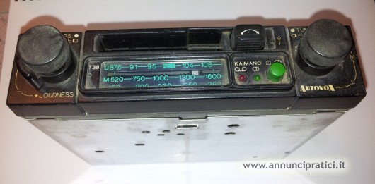 Autoradio Autovox Kaimano ME 738 stereo giranastri