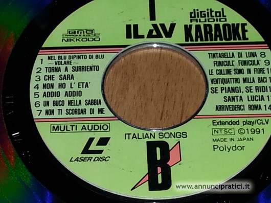 Disco vinile karaoke