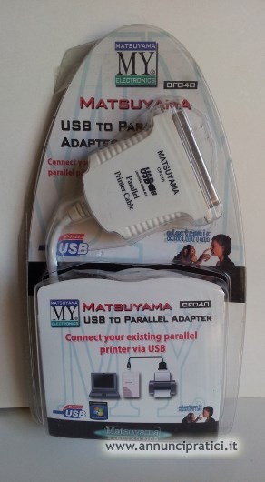 ADATTATORE MATSUYAMA CF040 da USB A PARALLELO.