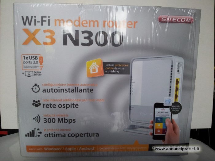 Modem Router Sitecom WLMWi-3600 N300 Wi-Fi X3