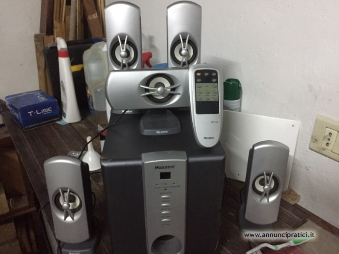 Impianto surround 5.1 per pc maxxtro vendo € 50,00