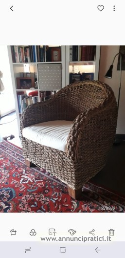 Poltrona rattan