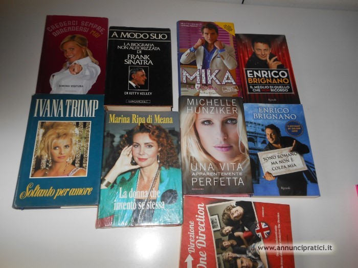 24 Libri assortiti musica e romanzi