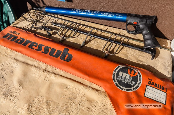 FUCILE MARES REEF 70 + CINTURA PESI