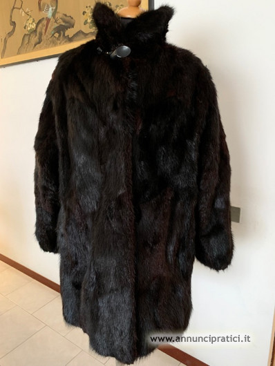 Splendida pelliccia rat mousqu� visonata tg.44