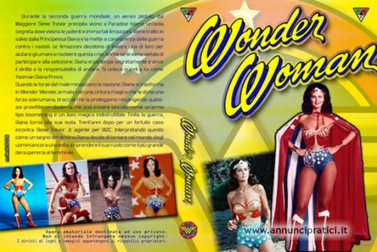 Wonder Woman serie tv completa anni 70 Lynda carte