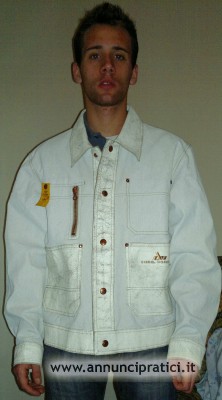 giubbotto DIESEL Jeans bianco