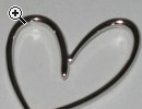 Ciondolo argentato a cuore - Anteprima immagine 1