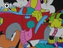 Disegno Topolino, Minnie, Pluto a tempera - Anteprima immagine 1