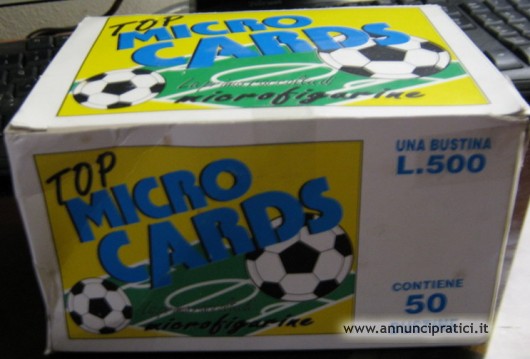 FIGURINE calcio micro cards
